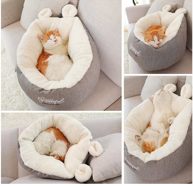 Soft Pet Bed™ Dog Cat Bed Warming Soft Sleeping Bag Cushion Puppy Kennel