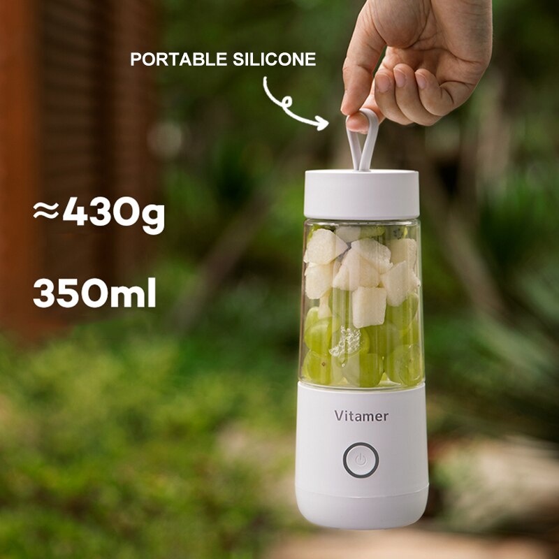 AutoJuice™ 350ml Portable Blending Juicer