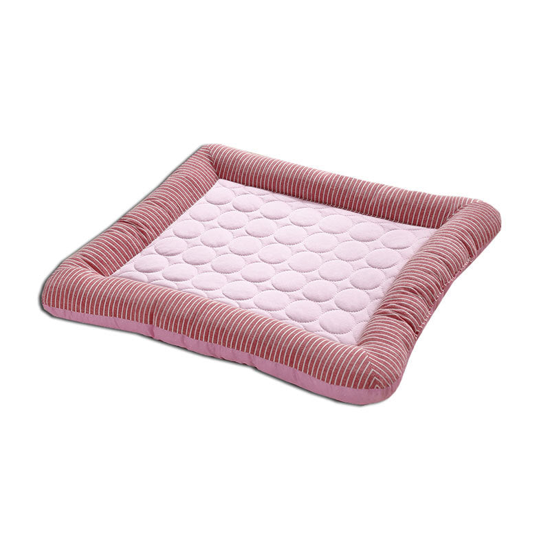 Pet Cooling Bed™  Pad Bed For Dogs Cats Puppy Kitten Cool Mat Pet Blanket Ice Silk Material Soft For Summer Sleeping Pink Blue Breathable