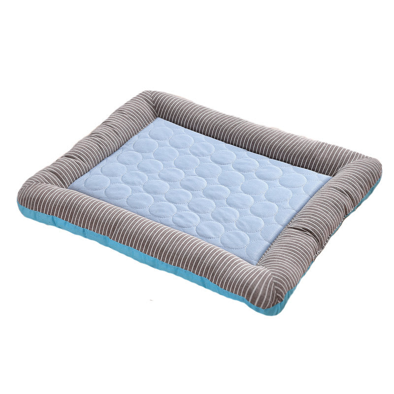 Pet Cooling Bed™ Pad Κρεβάτι για σκύλους Γάτες Puppy Kitten Cool Mat Κουβέρτα για κατοικίδια Ice Silk Υλικό Μαλακό για Καλοκαιρινό ύπνο Ροζ Μπλε Αναπνεύσιμο