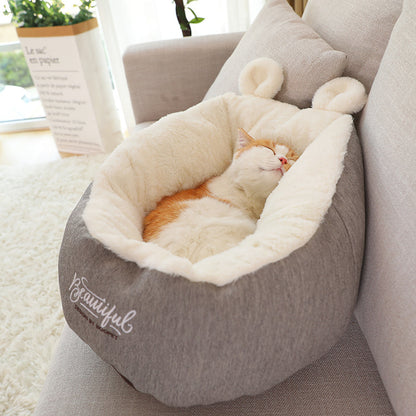 Soft Pet Bed™ Dog Cat Bed Warming Soft Sleeping Bag Cushion Puppy Kennel