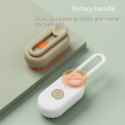 Foldable Steamy Pet Brush - Pet Comb Dog Electric Spray Massage Pet Products