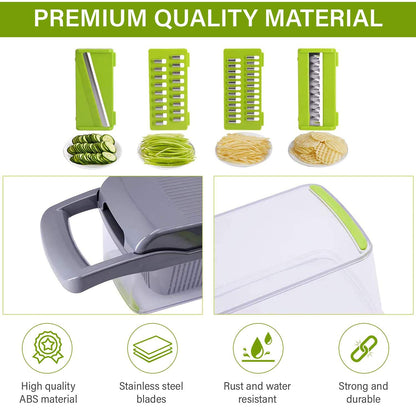 SmartCut™  12 In 1 Manual Vegetable Chopper [Kitchen Gadgets]